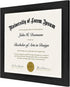 Americanflat 8.5x11 Diploma Frame with Shatter-Resistant Glass - Document Frames with Engineered Wood - Legacy Collection - Certificate Frame for ...