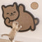 Cardboard Cat Scratcher, Cat Scratching Board for Indoor Cats, Floor or Wall Mounted Vertical Scratcher, Cute Durable Cat Scratcher, Ideal for Cat...