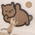 Cardboard Cat Scratcher, Cat Scratching Board for Indoor Cats, Floor or Wall Mounted Vertical Scratcher, Cute Durable Cat Scratcher, Ideal for Cat...
