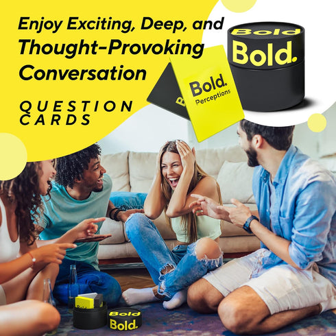 Bold Card Game - 3 Decks, 300+ Questions - Fun Icebreaker and Couples Game for Date Nights...