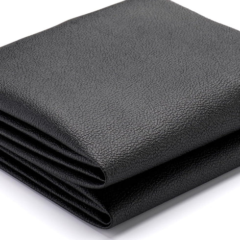 K-Musculo Vinyl Fabric, Marine Faux Leather Upholstery, for Upholstery Crafts, DIY Sewings, Sofa, Handbag, Earrings, Hair Bows Decorations (Black ...