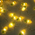 40 LED Pineapple String Lights, 8 Modes Pineapple Fairy Lights Battery Operated Without Remote Control for Wedding, Party, Festival, Indoor, Outdo...