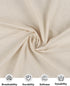 Light Weight 100% Cotton Muslin Fabric: 63 inch x 2,5,10 Yards Unbleached Muslin Linen Fabric Material for Sewing Material Apparel Cloth...
