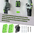 DECKMAN 1 x Leaf Blower Wall Mount | Holder | 2 x Battery Holders Compatible with EGO Leaf Blower/Battery, Blower Wall Mount for EGO 530 615 650 C...
