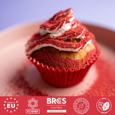 Freeze Dried Strawberry Powder For Baking (1.76 Oz) No Sugar, Pure - 100% Natural Freeze Dried Strawberries for Smoothies - Sustainably Grown, Glu...