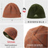 Lvaiz Mens Winter Beanie Hat Warm Fleece Lined Skull Cap for Men Reversible Women Windproof Watch Hat Knit Warm Unisex Beanie...