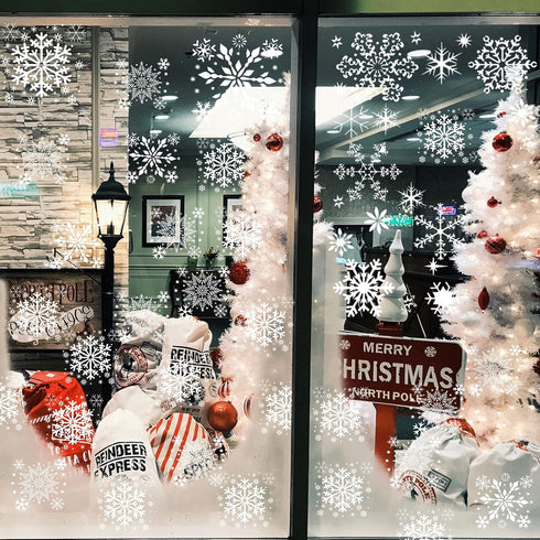 25PCS Christmas Snowflake Stencils for Painting, Winters Snow Stencil Snowflake Paint Window Template for Drawing on Window Glass Card DIY Craft P...