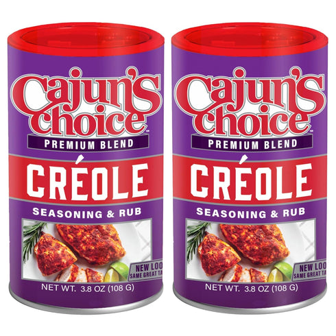 Cajuns Choice Creole Seasoning 3.8 oz (2 Pack)...