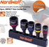 5-Piece SAE Nut Driver Set, Impact Magnetic Nut Setters Made From S2 Steel, Imperial Sizes 1/4"-5/16"-3/8"-7/16"-1/2"...