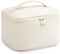 HBlife Travel Makeup Bag Portable Cute Leather Cosmetic Bag Large Make Up Bag Makeup Case Organizer Toiletry Bag for Women Girls with Handle and R...