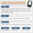 Ear Cushions for Sony Headphone Replacement Ear Pads Compatible with Sony MDR-ZX110 ZX110NC ZX100 WH-CH500 CH520 CH510 V150 V250 V200 JBL Tune 510...