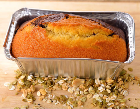 WANBAO 50 Pack Aluminum Pans Mini Loaf Pans Disposable Aluminum Foil 2lb for Baking, Food Storage & Takeout, 8.5" X 4.5" X 2.5"...