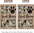 Home Sweet Home Spring Summer Garden Flag 12 x 18 Inch Lawn Flag Double Sided Printed with Pattern Outdoor Yard Welcome Flag Farmhouse Seasonal Ou...