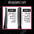L'Oreal Paris Telescopic Lift Mascara, Lengthening and Volumizing Eye Makeup, Lash Lift with Up to 36HR Wear, Waterproof, Black, 0.33 Fl Oz...