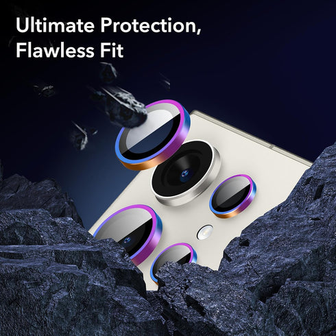 ESR for Samsung Galaxy S24 Ultra Camera Lens Protector, Individual Lens Protectors, Scratch-Resistant Ultra-Thin Tempered Glass with Aluminum Edgi...