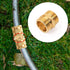 Hourleey Garden Hose Adapter, 3/4 Inch Solid Brass Hose Connectors, 2 Pack Hose Connector with 2 Extra Washers (Male to Male)...
