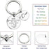 Dad Gift from Daughter Son Key Chain Men Wedding Gifts Fathers Day Dad you will always be the first man i ever loved...
