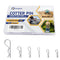 100 Pcs Cotter Pin Assortment Kit – Zinc Plated R Clip Stainless Steel Cotter Pins with 6 Different Sizes – Easy Installation & Tool Free Removal ...
