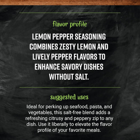 Frontier, Salt Free Organic Seasoning Lemon Pepper, 2.5 Oz...