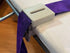 Third Hand Binding Folder Clip and Binding Wheel for Quilting and Sewing by Purple Hobbies, Making It Easier to Create Binding and Store. (Light B...