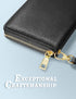 Women's Wallet, Black, Faux Leather, RFID Protected, 8.9" x 4.7" x 0.8"...
