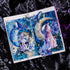 30 Sheets Holographic Fantasy Star Moon Scrapbook Paper - Self Adhesive Shiny Mysterious Starry Night Scrapbook Washi Stickers for Junk Journal Su...