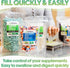 XPRS Nutra Size 2 Empty Capsules - 100 Clear Empty Vegan Capsules - Vegetarian Empty Pill Capsules - DIY Vegetable Capsule Filling - Veggie Pill C...