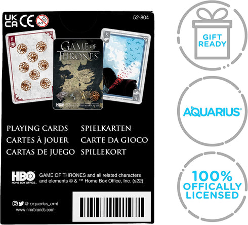 AQUARIUS - Games Of Thrones Playing Cards...