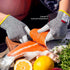NoCry Kids Cut Resistant Gloves with 3 Reinforced Fingers - 100% Food Grade Kids Cooking Gloves with Level 5 Protection - Lightweight, Ambidextrou...