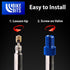 Presta Valve Adapter - Convert Presta to Schrader - French/UK to US - Inflate Tire Using Standard Pump or Air Compressor...