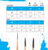Princeton Neptune Paintbrush, Size 1, Dark Wood...