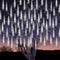 Christmas Lights Outdoor UL Certified Meteor Shower Lights 12 Inch 10 Tubes LED Falling Rain Drop Lights Icicle Snow Cascading Xmas Lights for Tre...