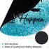 Positive Round Mouse Pad, Blue Small Mouse Pad with Non-Slip Rubber Base, Stitched Edge Mousepad for Desk Wireless Mouse, Gaming Mouse Mat for Com...