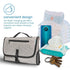 Enovoe Portable Diaper Changing Pad for Baby - Convenient, Durable, Waterproof Travel Changing Mat with Built-in Head Pillow for Your Infant - Gre...