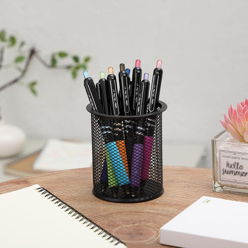 Mr. Pen- Retractable Gel Pens, 8 Pack, Vibrant Barrels, Fast Dry, Colorful Ink Gel Pens Fine Point 0.7mm, Retractable Pens, Cute Pens, Gel Ink Pen...
