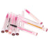 60 Pcs Pink Lash Disposable Mascara Brushes Diamond Eyelash Spoolies Makeup Brush Mascara Wand in Sanitary Tube Lash Supplies...