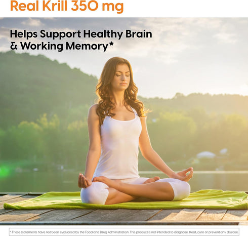 Doctor's Best Real Krill, 350mg 60-Count...