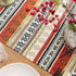 BOXAN Antique Southwestern Native Design Table Runner Cloth, Boho Cotton Geometric Striped Pattern Tribal Table Cover for Farmhouse Home Dinning L...
