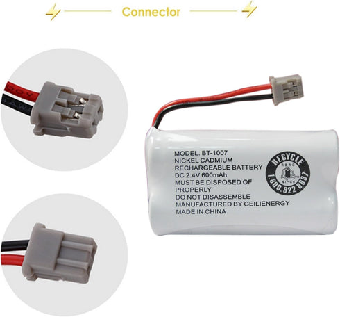 GEILIENERGY BT1007 BT-1007 BBTY0651101 Battery Compatible with BT904 BT-904 BT1015 BBTY0460001 BBTY0510001 BBTY0624001 BBTY0700001 HHR-P506, HHR-P...