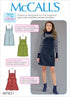 McCall's Patterns McCall's Learn Women's Overall Jumper Sewing, Sizes 12-20 Patterns...