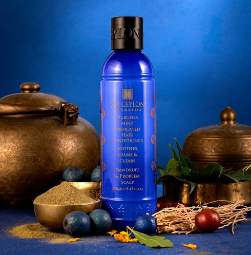SPA CEYLON Margosa Mint Medicated Hair Conditioner | Hydrating | Medicated haircare | Soothe |Treat and Control Dandruff and Itchy Scalp...