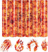 Tintnut Flame HTV Burning Fire Heat-Transfer-Vinyl-12x10 inch 6 Sheet Fire Patterned HTV Heat Transfer Vinyl T-Shirts Hats Clothing DIY Flame Iron...