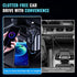Retractable Car Charger 4 in 1 Fast Car Phone Charger - 66W with 2 Retractable Lightning Cords, USB-A & USB-C Ports to Rapidly Charge 4 Devices at...