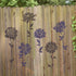 Large Flower Stencils, 10 Pcs Reusable Flower Stencils for Painting on Wood, Sunflower Peony Flower Stencils for Painting on Wood Garden Fence Wal...