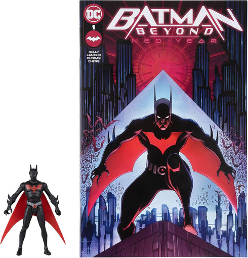 McFarlane Toys - DC Direct Page Punchers Batman Beyond 3in Figure with Neo-Year Comic...