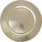 Ms Lovely Metallic Foil Charger Plates - Set of 6 - Made of Thick Plastic - Gold...