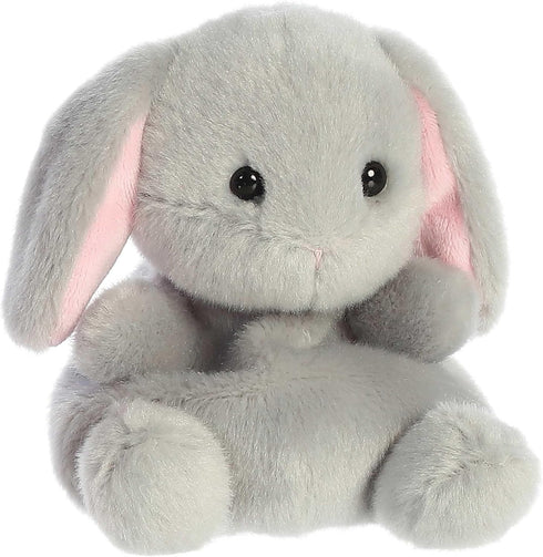 Aurora® Adorable Palm Pals™ Pebbles Bunny™ Stuffed Animal - Pocket-Sized Play - Collectable Fun - Grey 5 Inches...