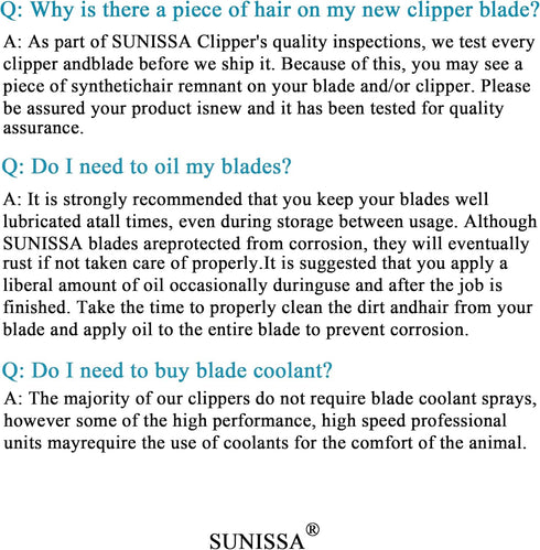 10# Clipper Blades Pet Grooming Clipper Replacement Blades - 1/16"(1.5mm) Cut Length, Compatible with Andis, Oster A5, Wahl KM-10 Series Clippers,...
