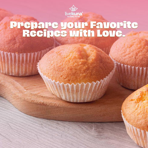 LiveKuna - Banana Bread Mix, Banana Muffin Baking Mix, Banana Flavoured Muffin Mixes for Baking, Great for Any Muffin & Banana Bread Recipe, Versa...