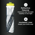 Schwinn Reflective Insulated Water Bottle and Bottle Holder Combo, Holds 26 Oz or 750 ml, BPA-Free Squeeze Sport Bottle with Easy to Attach Polyme...